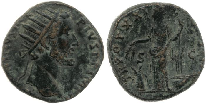 реверс RIC III Antoninus Pius 993