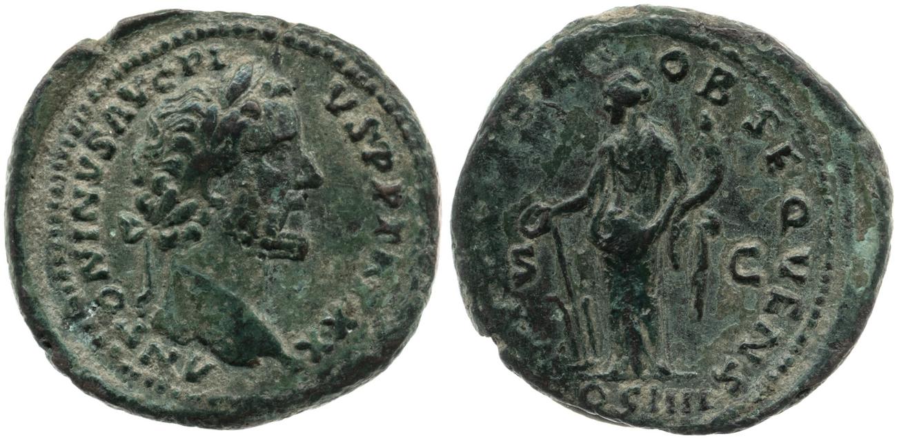 аверс RIC III Antoninus Pius 996