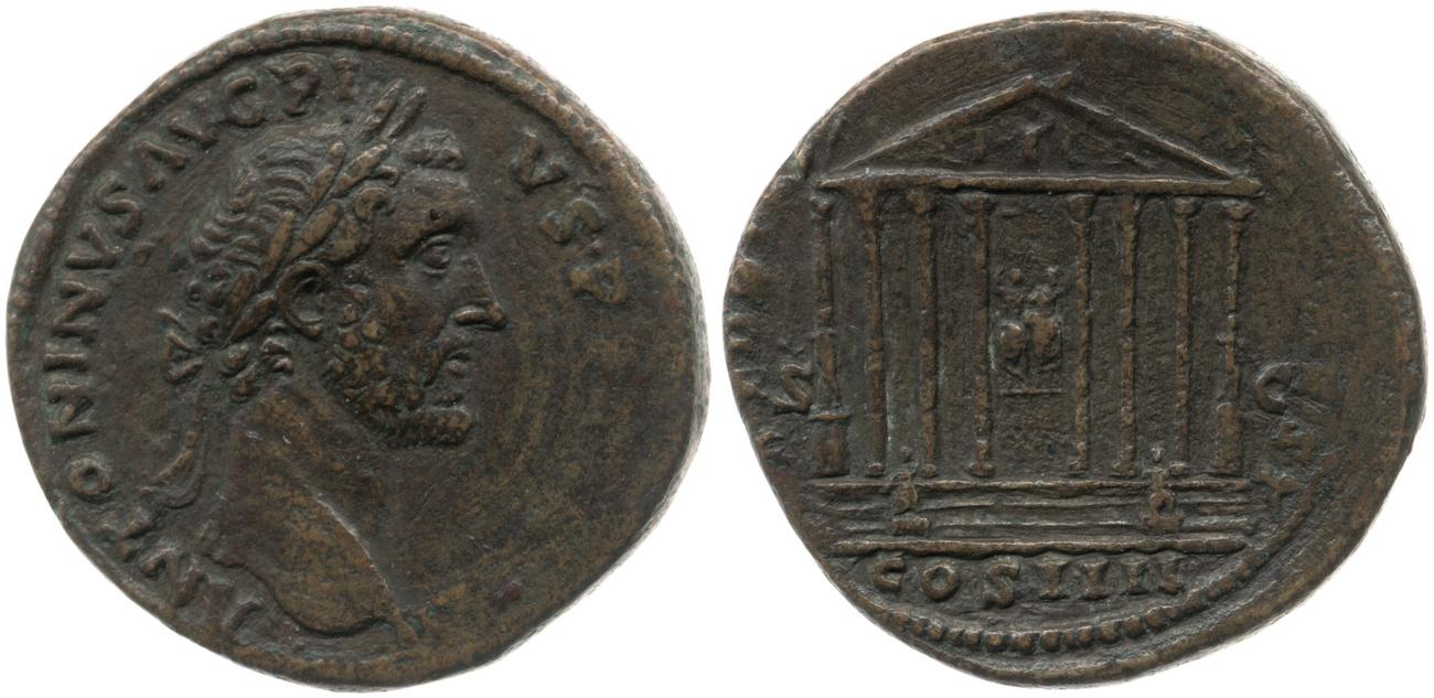 аверс RIC III Antoninus Pius 998