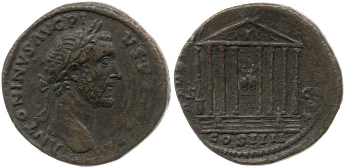 реверс RIC III Antoninus Pius 998