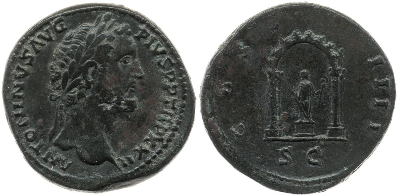аверс RIC III Antoninus Pius 999