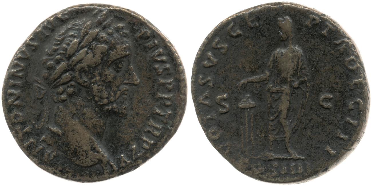 аверс RIC III Antoninus Pius 1010