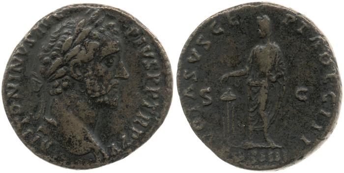 реверс RIC III Antoninus Pius 1010
