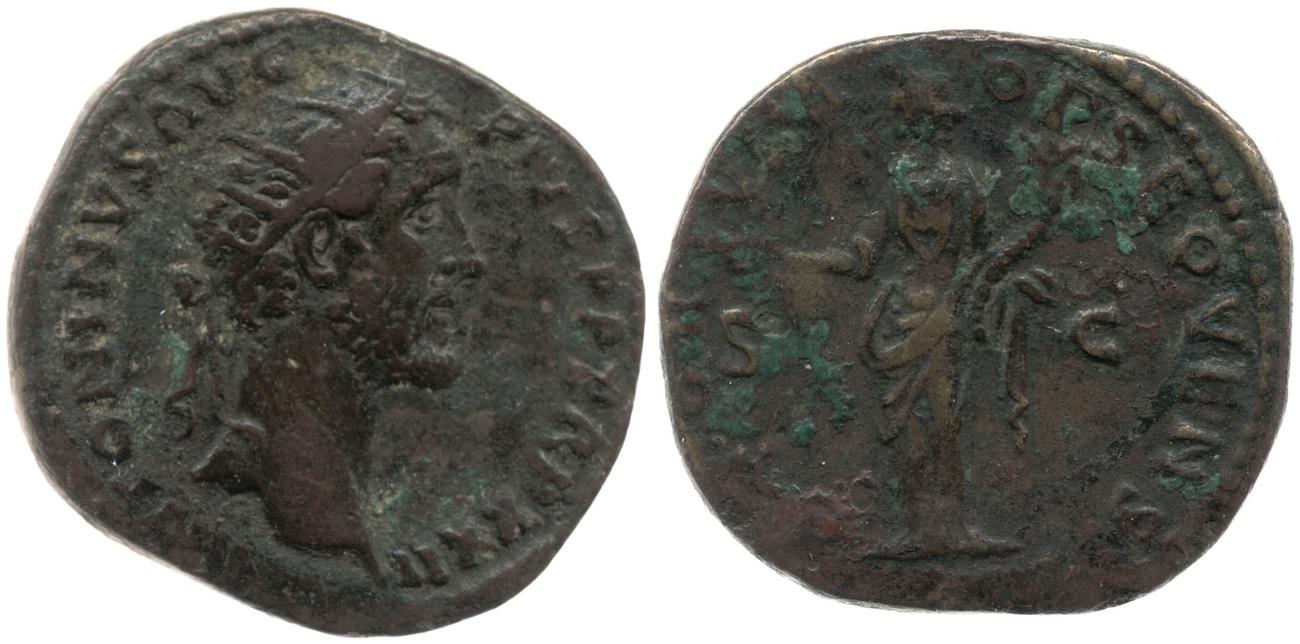 аверс RIC III Antoninus Pius 1015