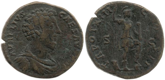 RIC III Antoninus Pius 1349Ab, реверс, Британский музей
