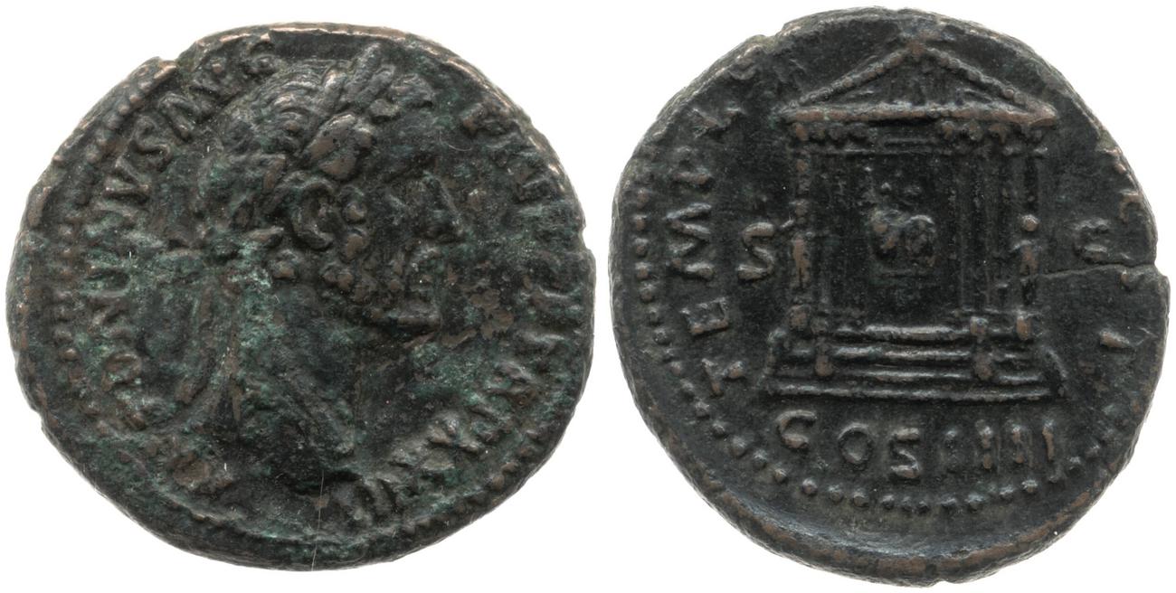 obverse RIC III Antoninus Pius 1040