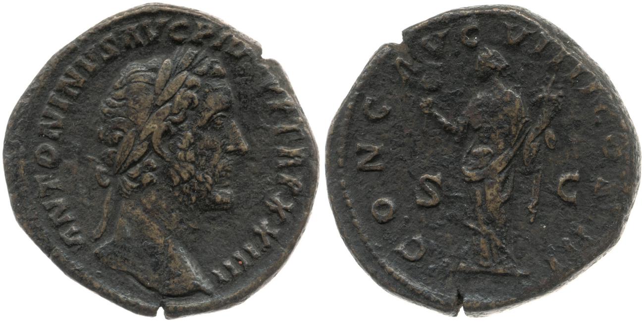 obverse RIC III Antoninus Pius 1043