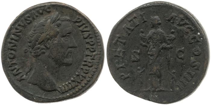 reverse RIC III Antoninus Pius 1045