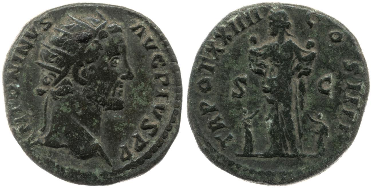 obverse RIC III Antoninus Pius 1049