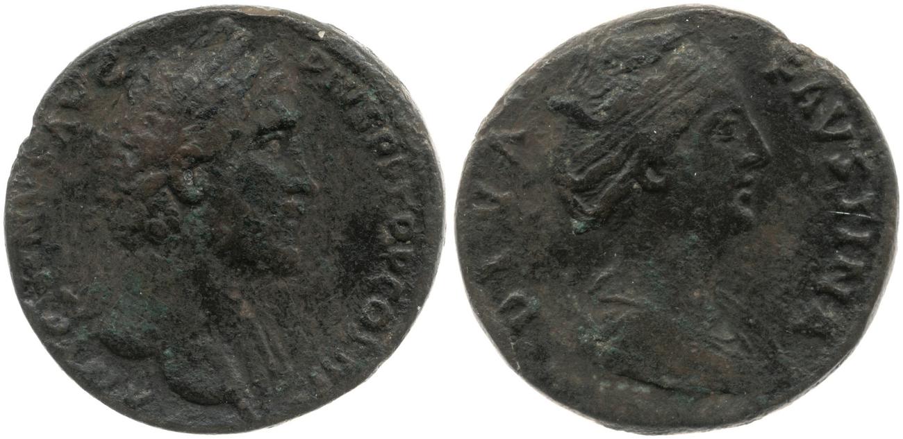 obverse RIC III Antoninus Pius 1073a