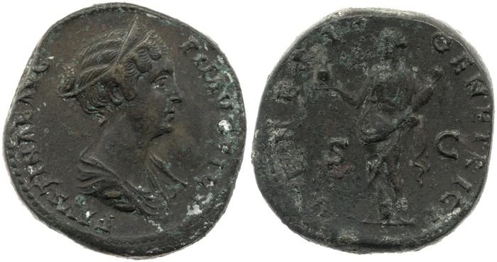 реверс RIC III Antoninus Pius 1386B