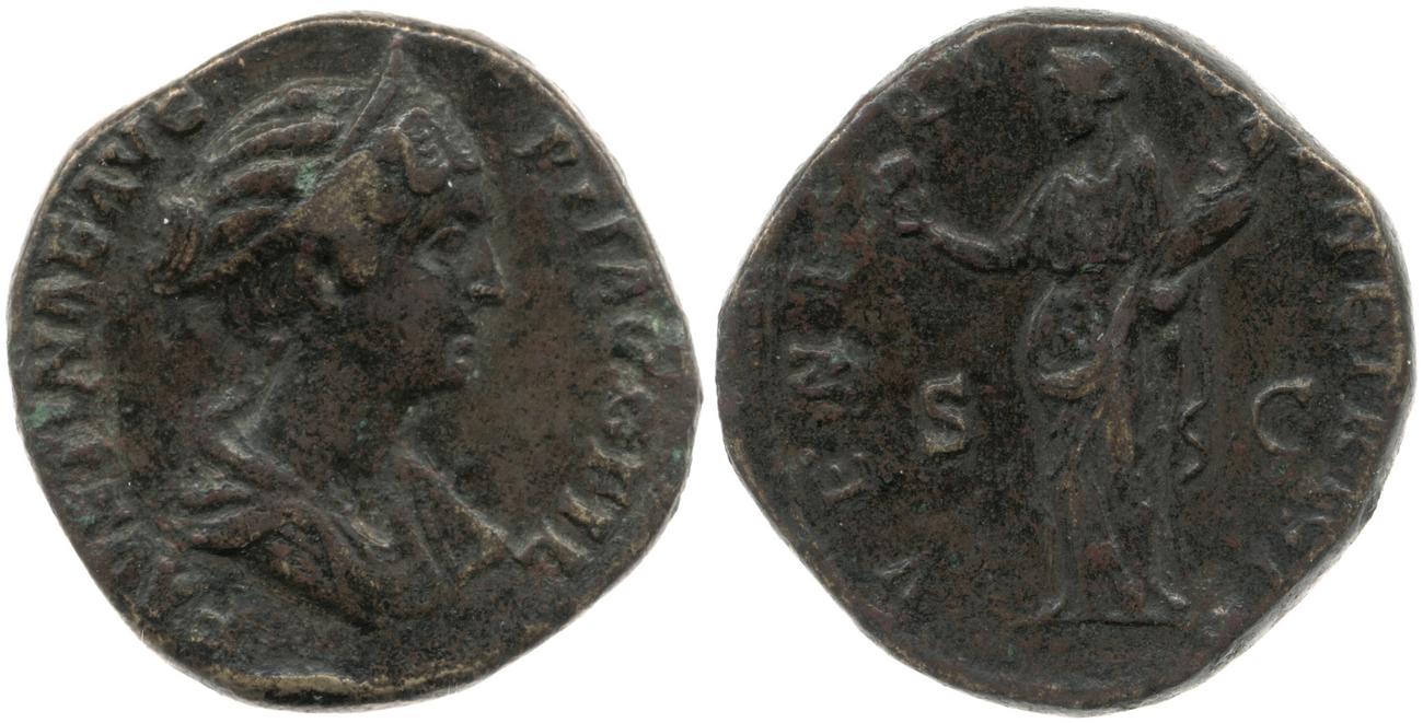 RIC III Antoninus Pius 1386B, аверс, Британский музей