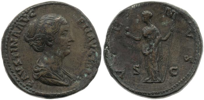RIC III Antoninus Pius 1387a, реверс, bm