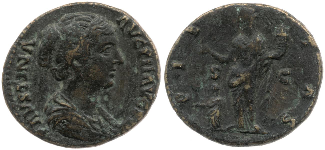 RIC III Antoninus Pius 1402, аверс, Британский музей