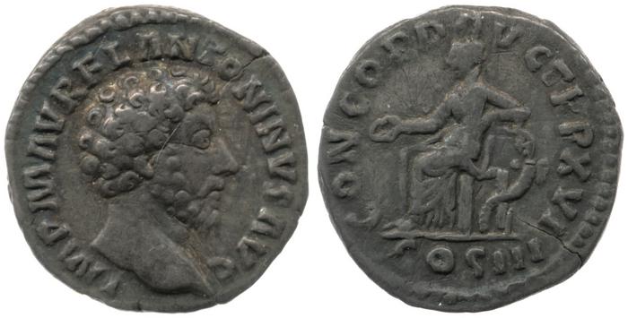 RIC III Marcus Aurelius 35, реверс, bm