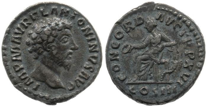 RIC III Marcus Aurelius 35, реверс, bm