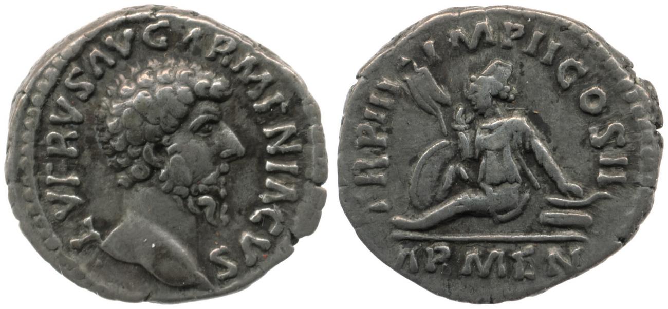 аверс RIC III Marcus Aurelius 501