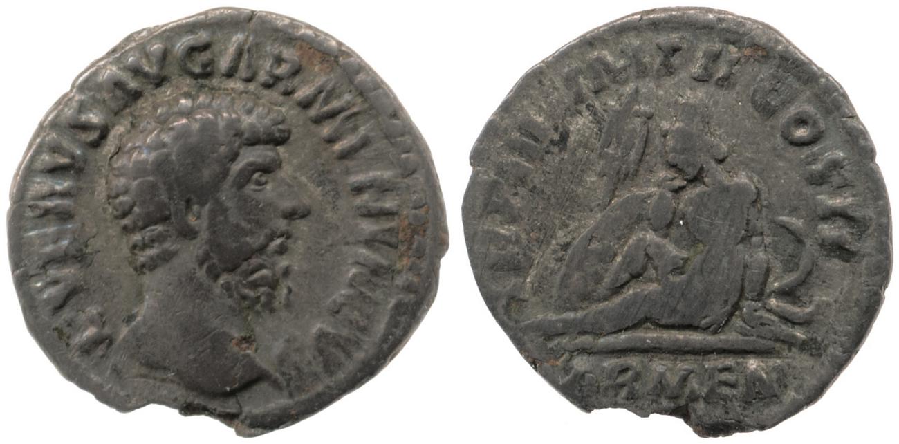 RIC III Marcus Aurelius 501, аверс, bm