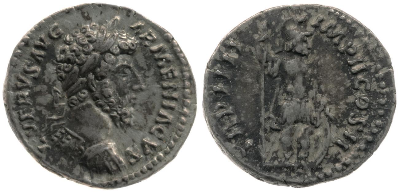 RIC III Marcus Aurelius 514, аверс, Британский музей