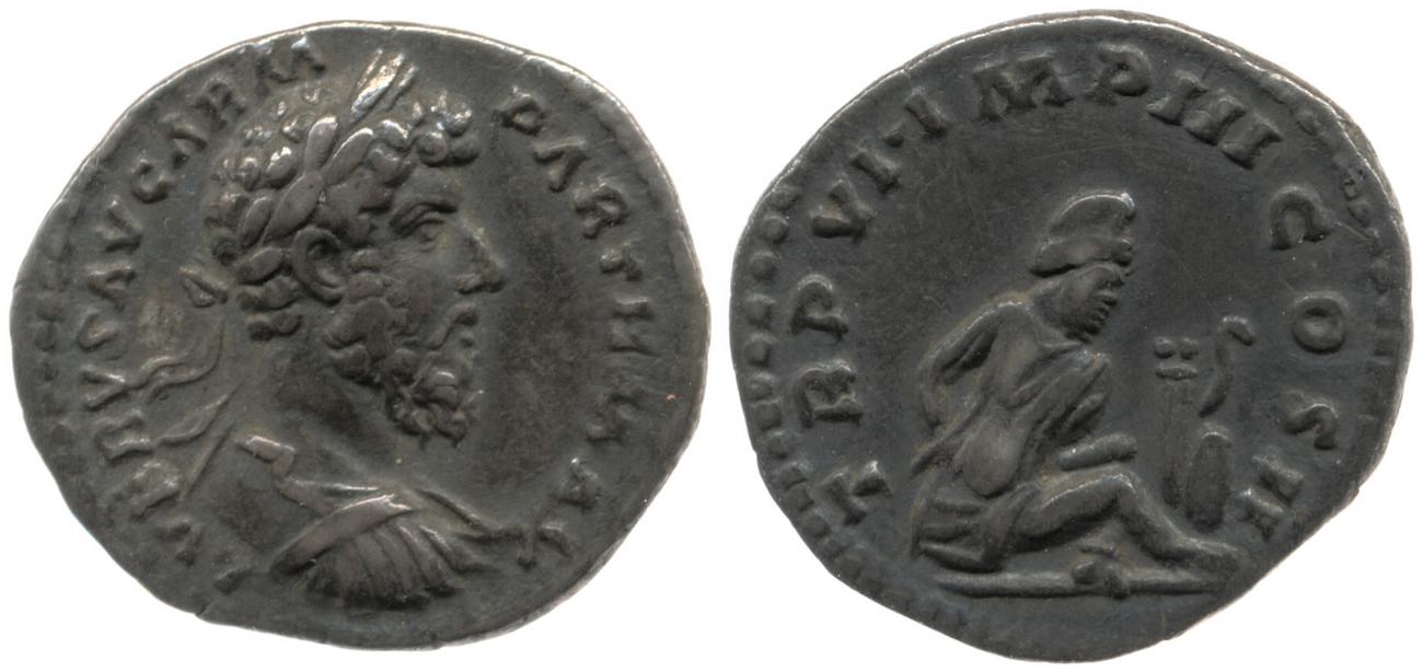 аверс RIC III Marcus Aurelius 548
