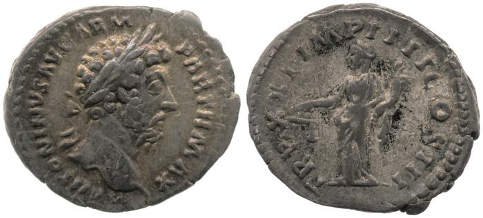 реверс RIC III Marcus Aurelius 171