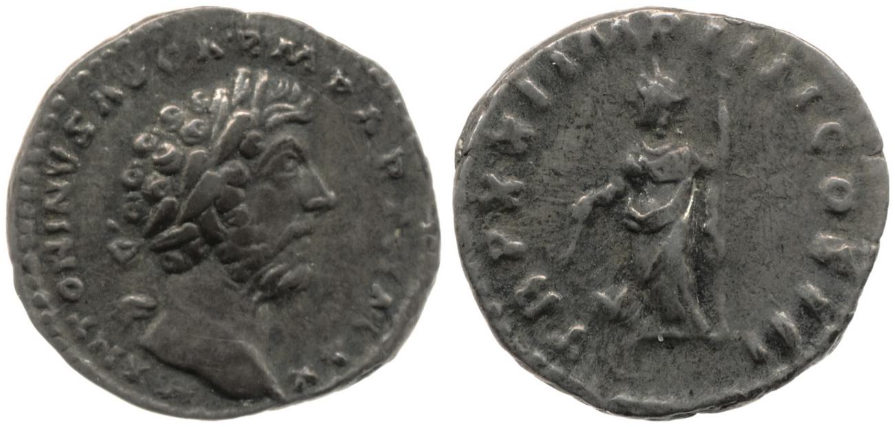 аверс RIC III Marcus Aurelius 170