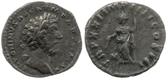 реверс RIC III Marcus Aurelius 170