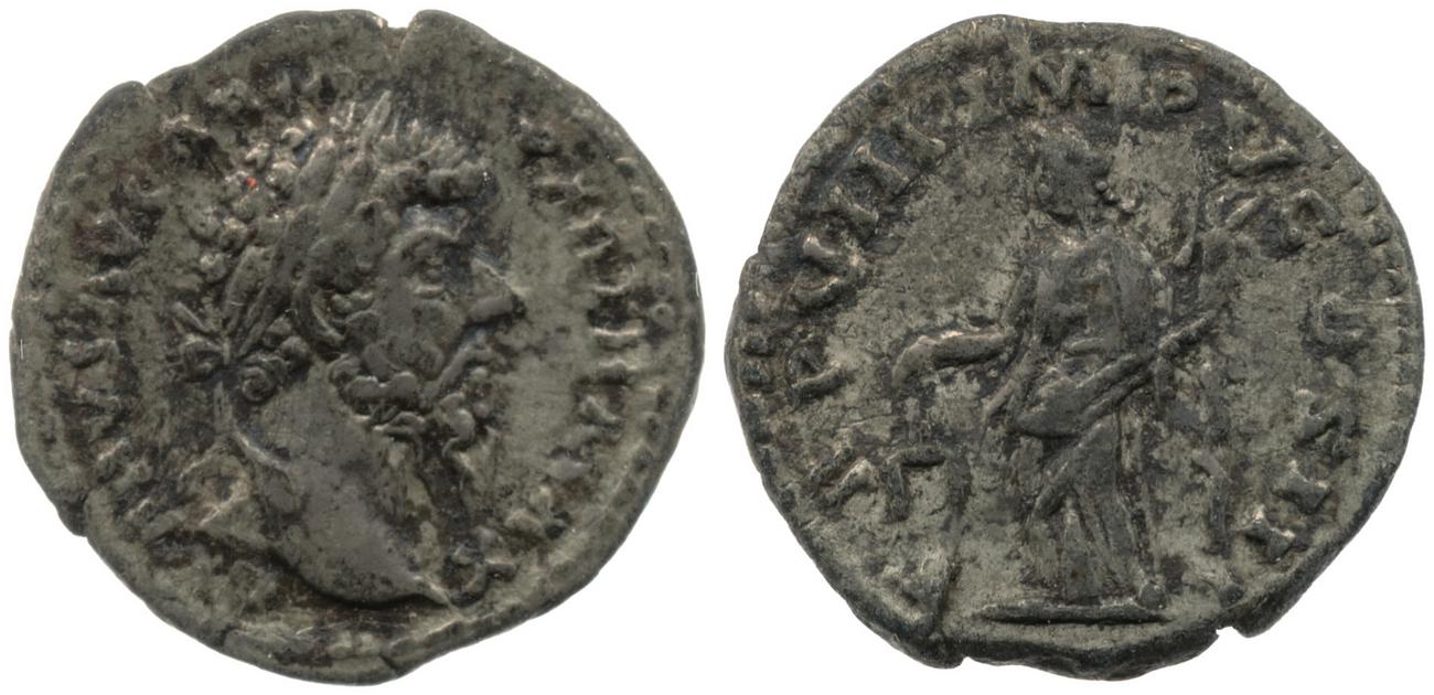 RIC III Marcus Aurelius 590, аверс, bm