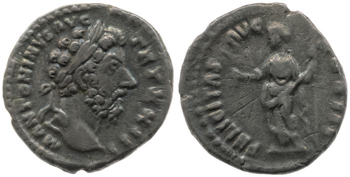 RIC III Marcus Aurelius 203, реверс, bm