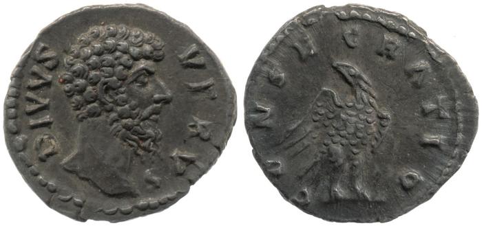 RIC III Marcus Aurelius 596A, реверс, bm