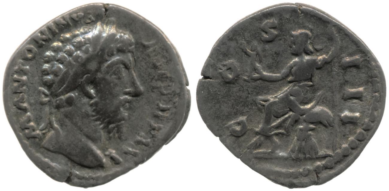 RIC III Marcus Aurelius 233, аверс, bm
