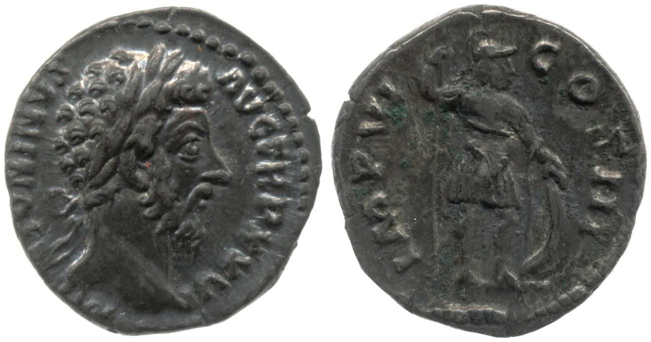 аверс RIC III Marcus Aurelius 261