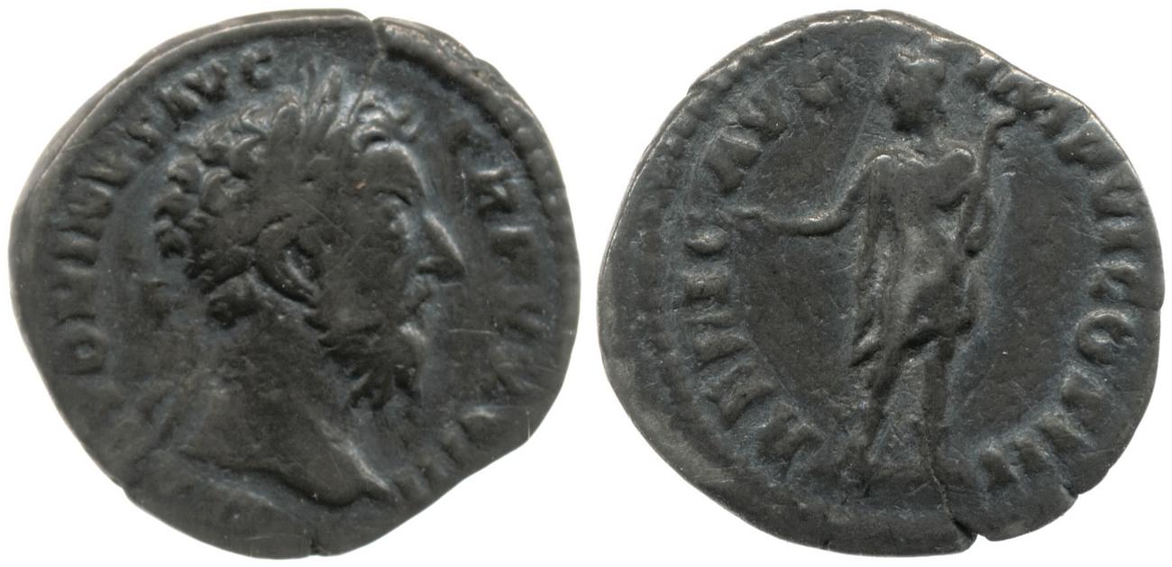 RIC III Marcus Aurelius 298, аверс, bm
