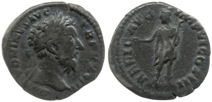 RIC III Marcus Aurelius 298, реверс, bm