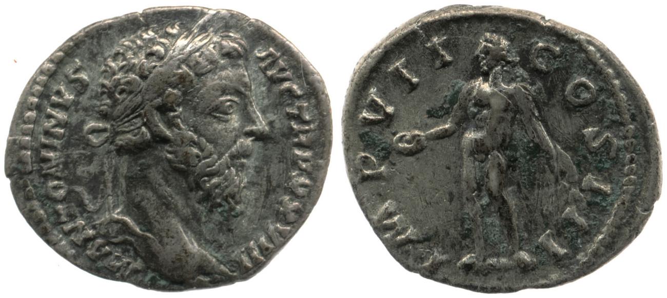 RIC III Marcus Aurelius 300, аверс, Британский музей