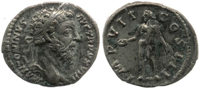 RIC III Marcus Aurelius 300, реверс, Британский музей