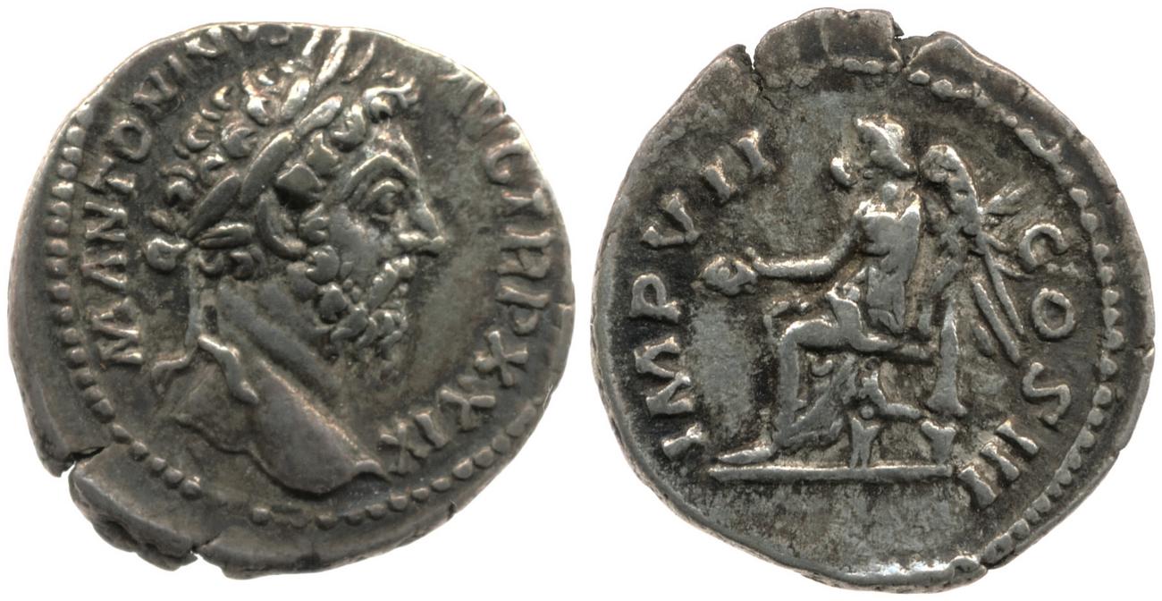RIC III Marcus Aurelius 312, аверс, Британский музей