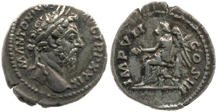RIC III Marcus Aurelius 312, реверс, Британский музей