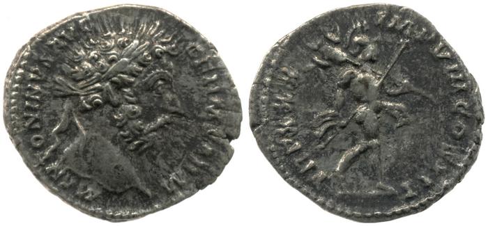RIC III Marcus Aurelius 349, реверс, bm