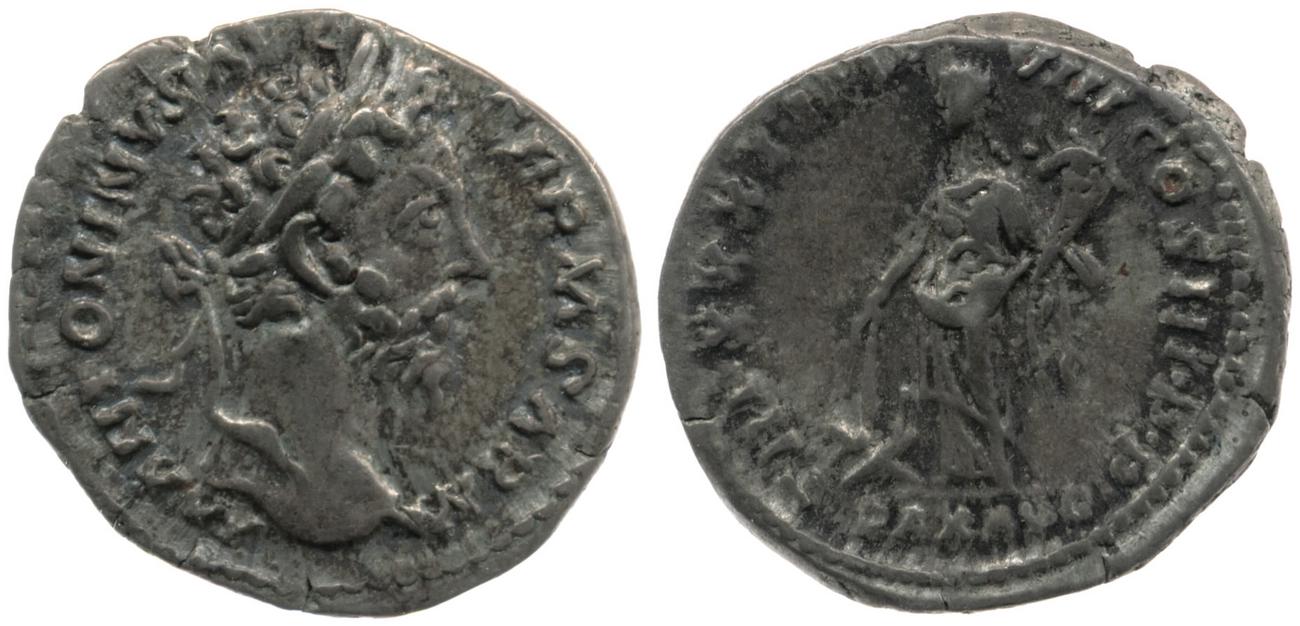 аверс RIC III Marcus Aurelius 369
