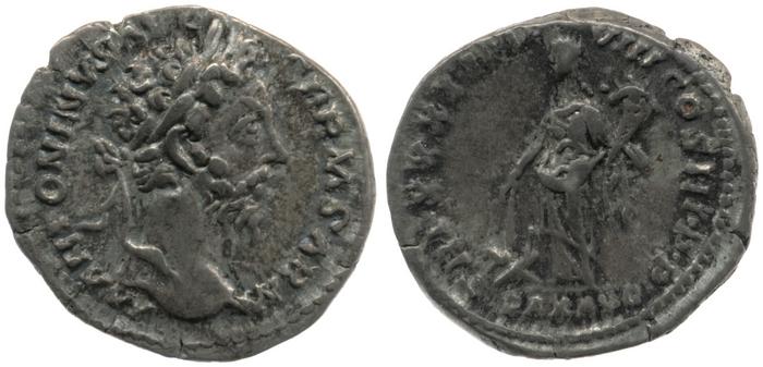 реверс RIC III Marcus Aurelius 369