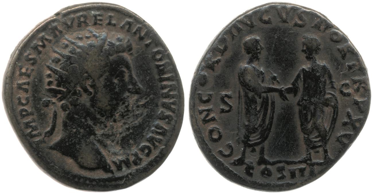 аверс RIC III Marcus Aurelius 798