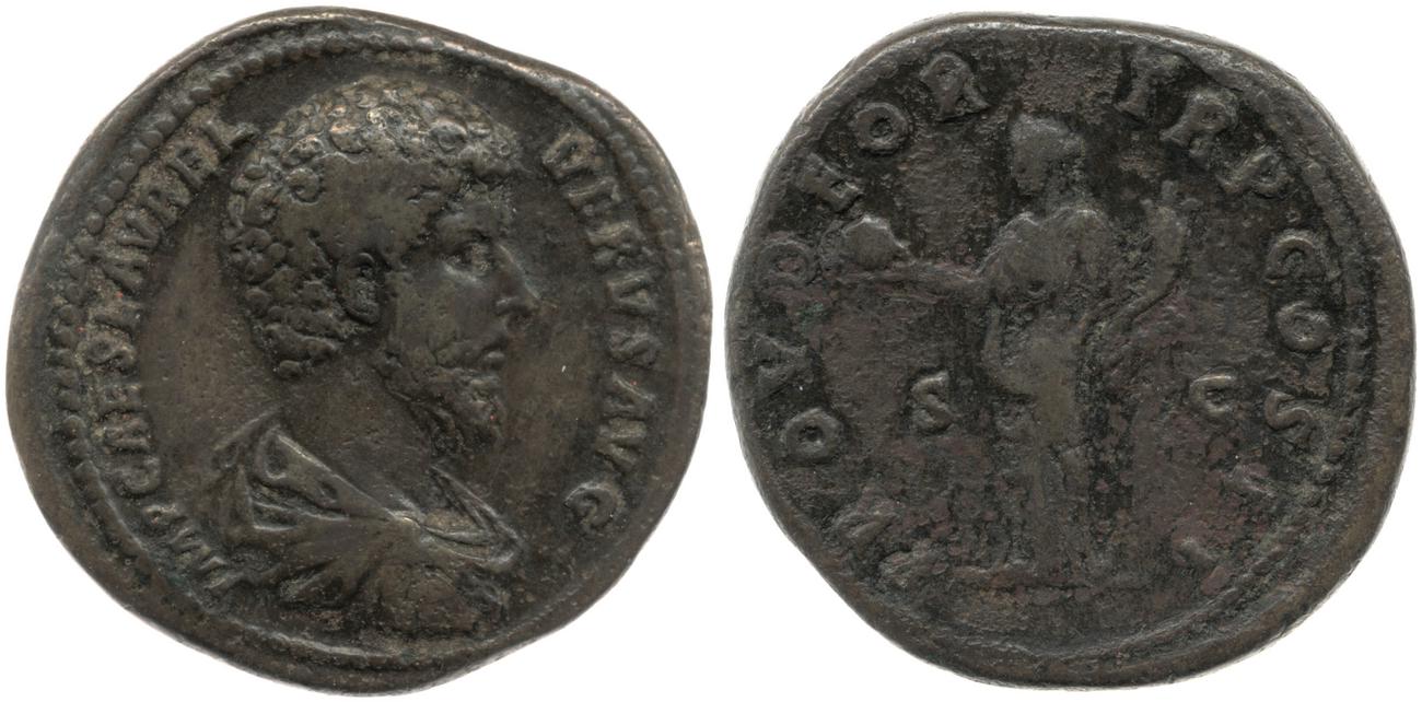 аверс RIC III Marcus Aurelius 1304