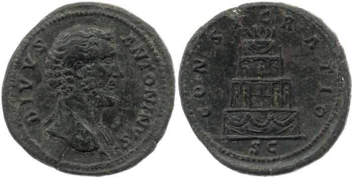 RIC III Marcus Aurelius 1266, реверс, bm