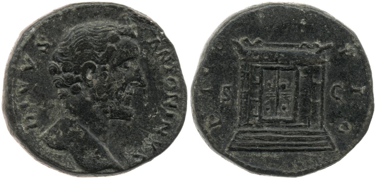RIC III Marcus Aurelius 1272, аверс, Британский музей