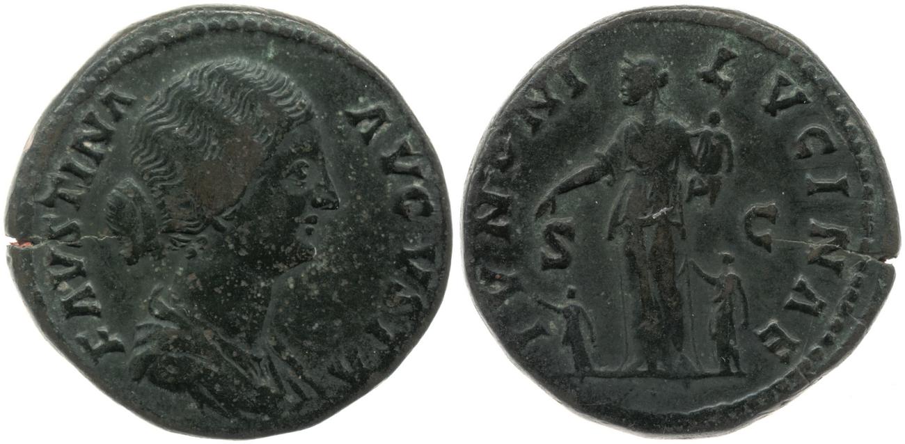 аверс RIC III Marcus Aurelius 1649