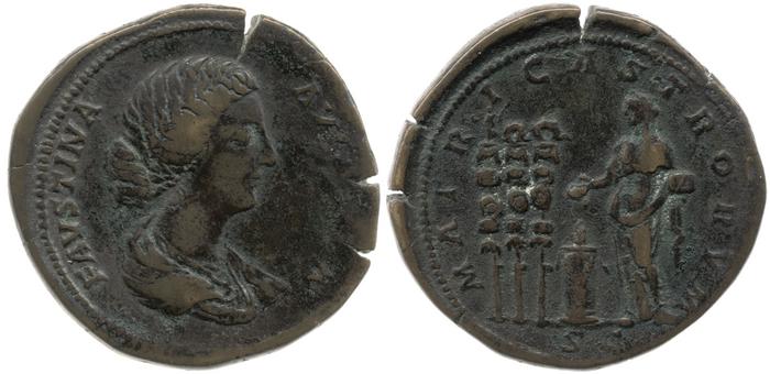 реверс RIC III Marcus Aurelius 1659