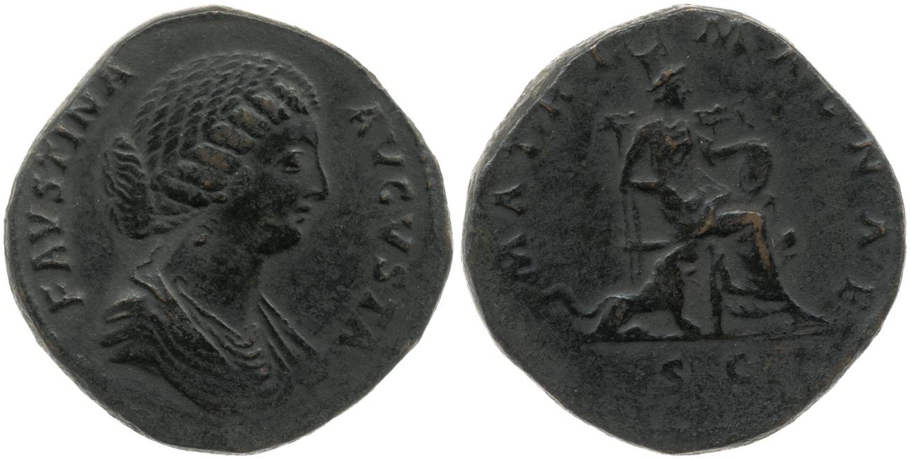 RIC III Marcus Aurelius 1663, аверс, Британский музей
