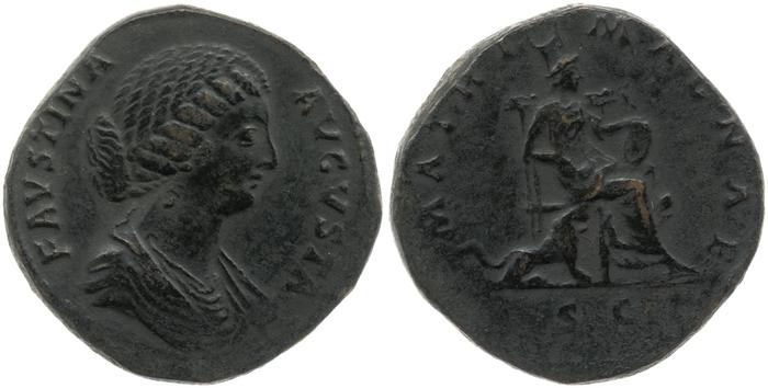 RIC III Marcus Aurelius 1663, реверс, Британский музей