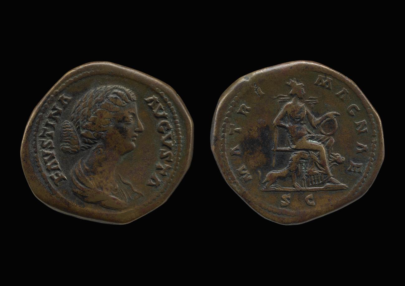 RIC III Marcus Aurelius 1663, аверс, Британский музей